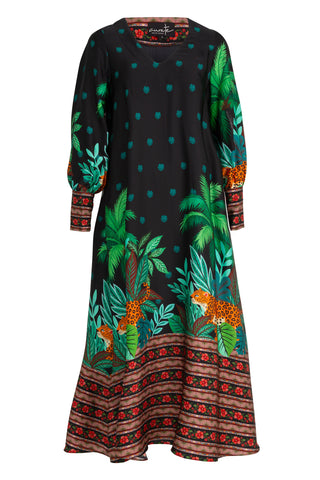 Subtle Sweet Dress Stripe - Leopard | Curate by Trelise Cooper