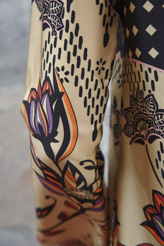 Charge It to My Room Dress - Border Spot | Curate by Trelise Cooper