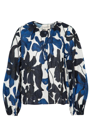 Happy to Be Here Shirt – Navy Floral | Curate