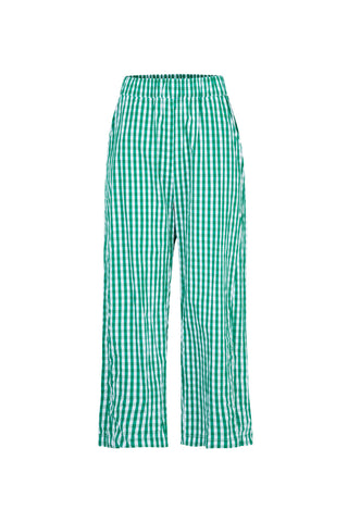 On the Road Pant – Green Gingham | Curate