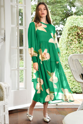 Dreaming of Spring Dress – Green Orchid | Curate