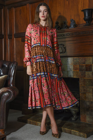 Soft Embrace Dress – Leopard Rose | Curate