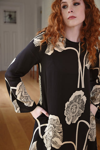 Charge It To My Room Dress - Black | Curate