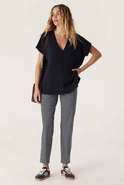 Cable - Belle Geo Pant - Navy Print