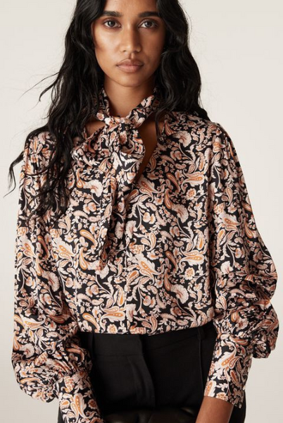 Cable | Kennedy Blouse | Paisley Print