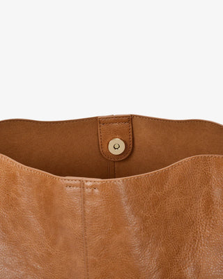 Capri Tote - Tan Pebble | Elms+King