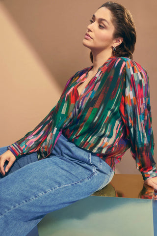 Amalia Top - Mella Print | Elk