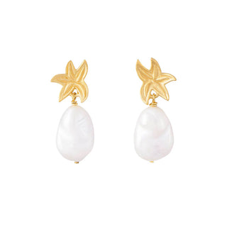 Fairley Starfish Pearl Drops