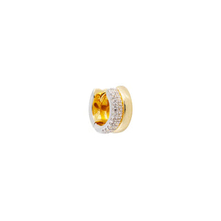 Fairley Two Tone Pave Huggies