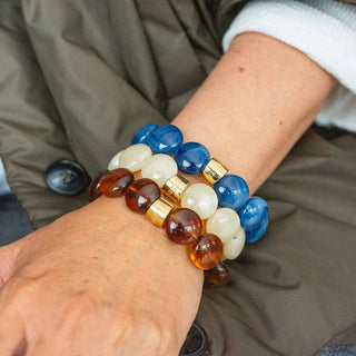 Bom Bom Bracelet - Orage | Parabaya