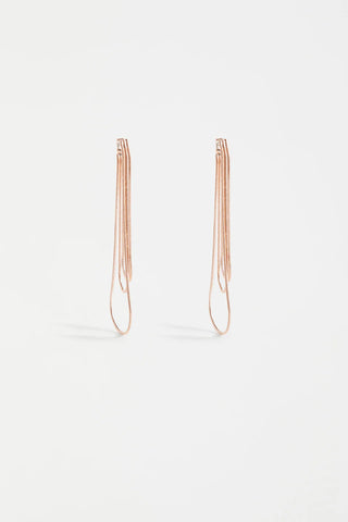 Elk Lans Drop Earring - Rose Gold