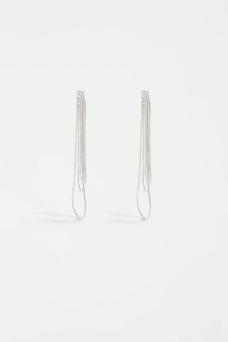 Elk Lans Drop Earring - Silver