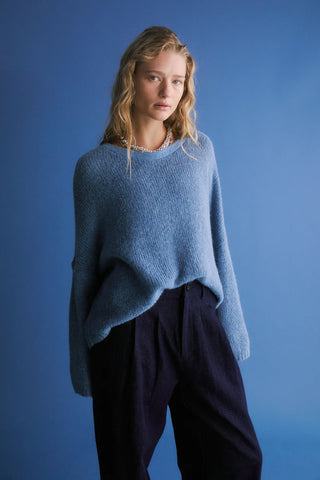 Elk Agna Sweater - Chambray