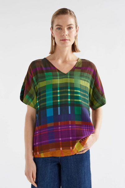 Elk - Ideell V-Neck Top - Elodi Print