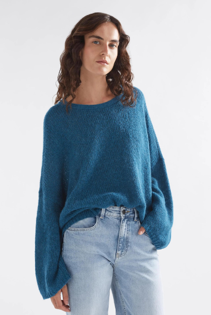 Elk | Agna Sweater | Peacock