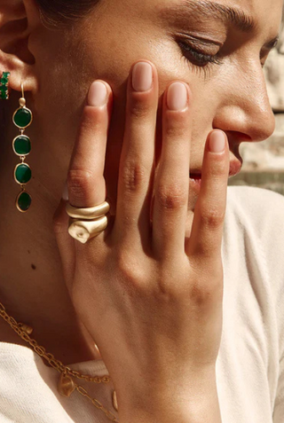 Fairley - Matte Gold Ring - Size 8