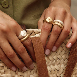 Fairley - Matte Gold Ring - Size 8