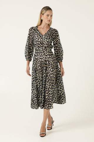 Hastings Dress - Black/Ivory | Sacha Drake