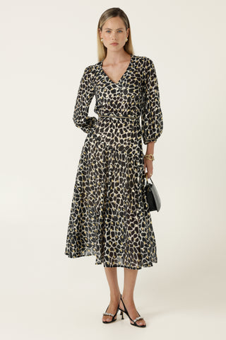 Hastings Dress - Black/Ivory | Sacha Drake