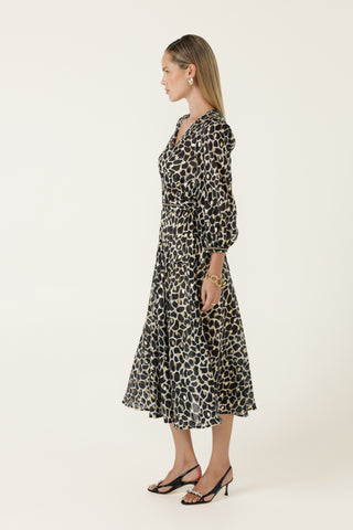 Hastings Dress - Black/Ivory | Sacha Drake