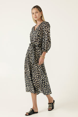 Hastings Dress - Black/Ivory | Sacha Drake