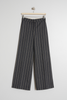 Indi & Cold | Pinstriped Palazzo Pants | Marino