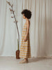 Indi & Cold | Rustic Long Dress | Apricot Check