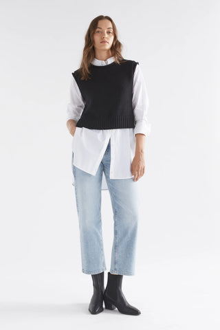 Elk Lunel Knit Vest Black