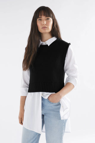 Elk Lunel Knit Vest Black