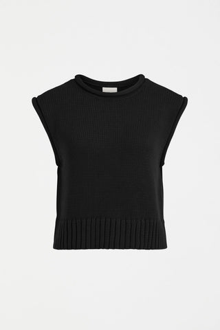Elk Lunel Knit Vest Black