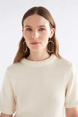 Elk Luft Knit Top Cream