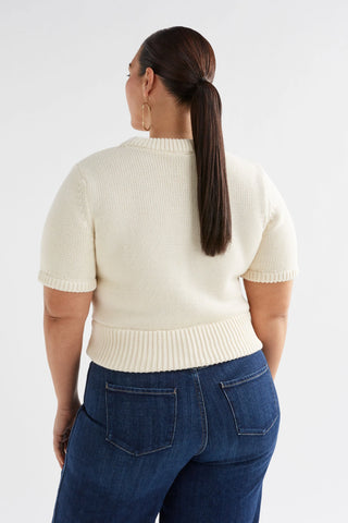 Elk Luft Knit Top Cream
