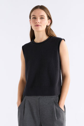 Naya Knit Vest – Black | Elk The Label