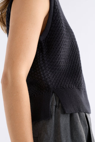 Naya Knit Vest – Black | Elk The Label