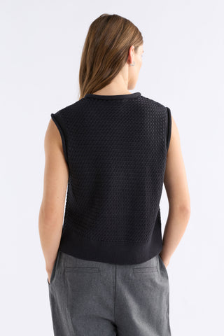 Naya Knit Vest – Black | Elk The Label