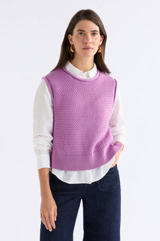 Naya Knit Vest – Violet | Elk The Label
