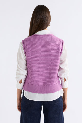 Naya Knit Vest – Violet | Elk The Label