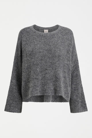 Agna Sweater – Mid Grey Marle | Elk The Label