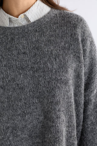 Agna Sweater – Mid Grey Marle | Elk The Label