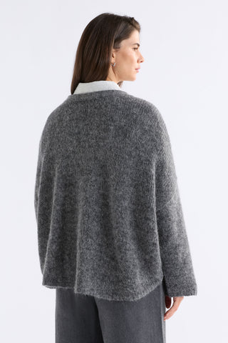 Agna Sweater – Mid Grey Marle | Elk The Label