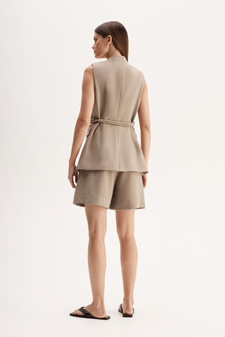 Lora Vest - taupe