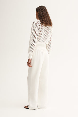 Aria Knit Jumper - White | Elka Collective