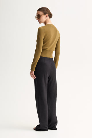 Penny Knit Cardigan - Chocolate
