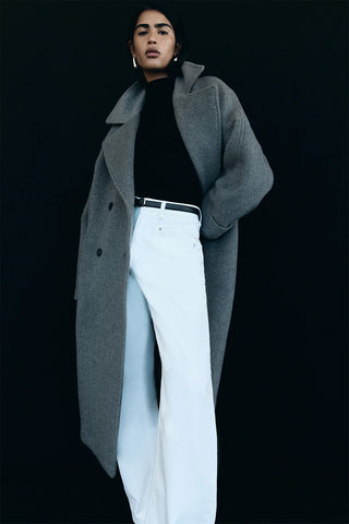 Montana Coat - Warm Grey | Elka Collective