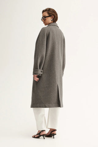 Montana Coat - Warm Grey | Elka Collective