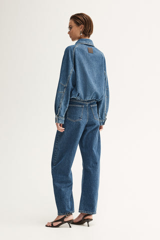 Addison Denim Jacket - Dark Indigo | Elka Collective