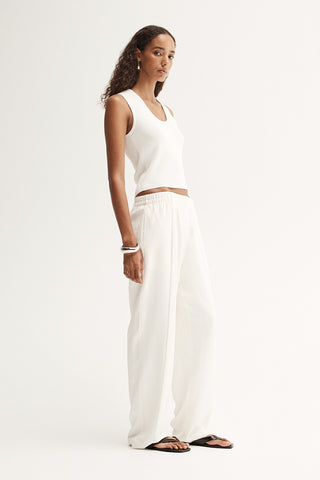 Harumi Pant - White | Elka Collective