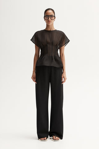 Monroe Top - Black | Elka Collective