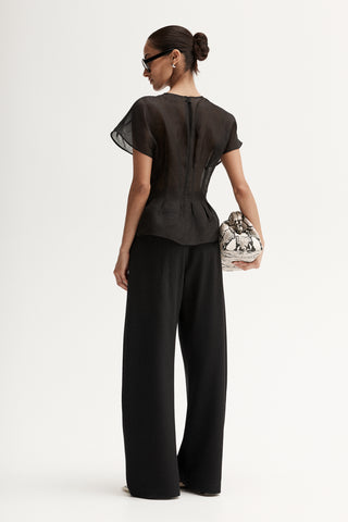 Monroe Top - Black | Elka Collective