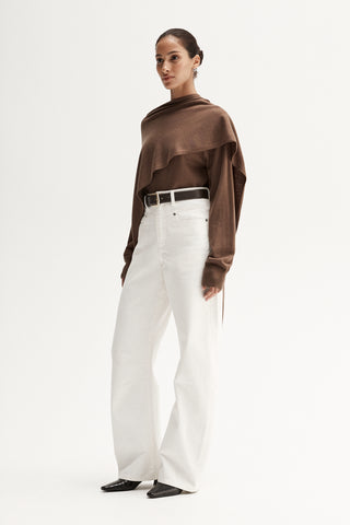 Agnes Knit Jumper - Tan | Elka Collective